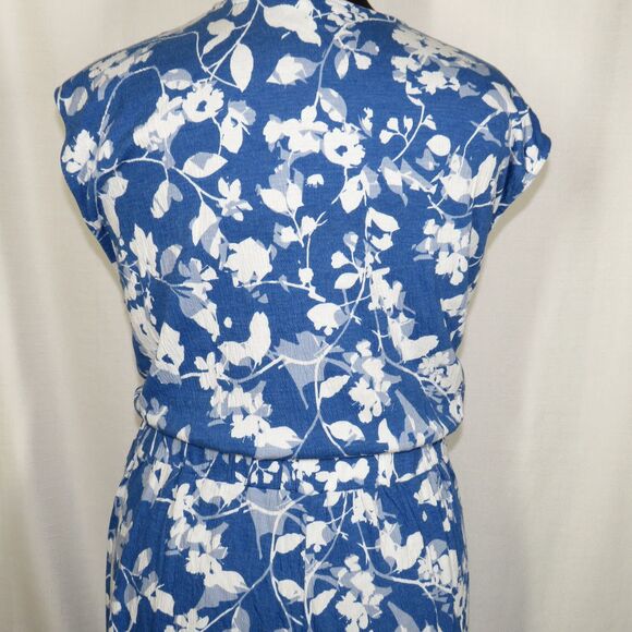 Everyday Jones by Madeline Jones Cotton Blend Crinkle Cropped Jumpsuit Plus 3X - Picture 12 of 14